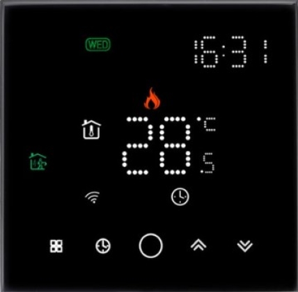 24 VA ZigBee nutikas termostaadi temperatuurikontroller