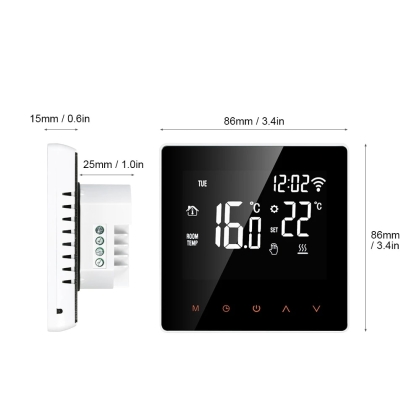 ZigBee nutikas termostaadi temperatuurikontroller