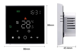 24 VA ZigBee nutikas termostaadi temperatuurikontroller