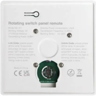 LED DIMMER / CCT WHEEL WALL SWITCH, WHITE, CR2032, K1