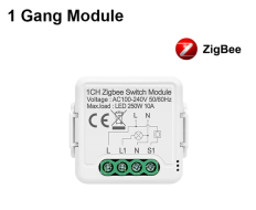 Zigbee Smart Light Switch Module,1 Gang Automation