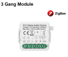 Zigbee Smart Light Switch Module,3 Gang Automation